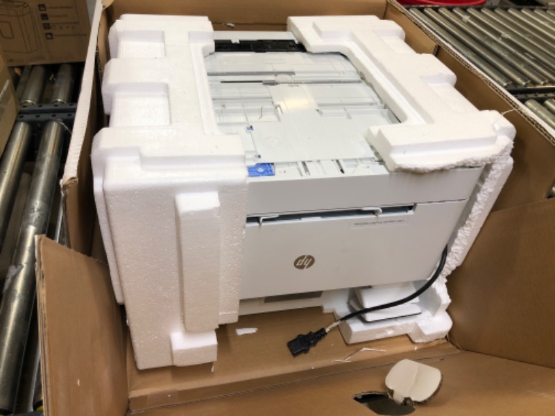 Photo 2 of HP Color LaserJet Pro M283fdw Wireless All-in-One Laser Printer, Remote Mobile Print, Scan & Copy, Duplex Printing, Works with Alexa (7KW75A), White