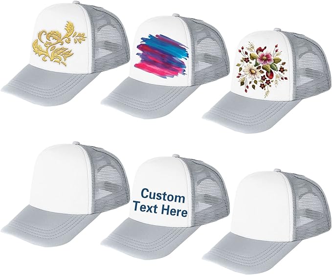 Photo 1 of 12Pack Funkeet Sublimation Hats Mens Trucker Hat Mesh Womens Baseball Caps Custom Hats Design Your Own