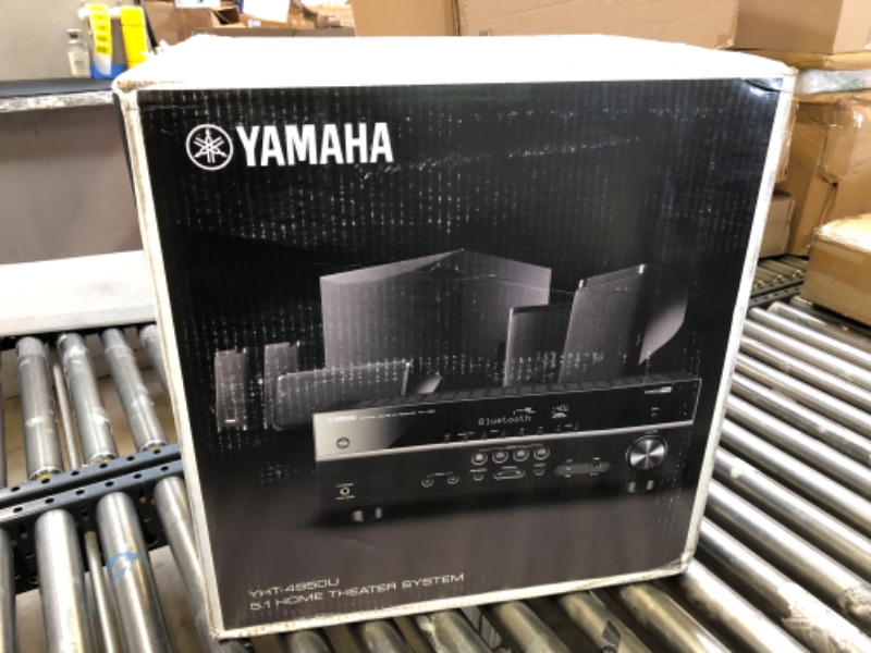 Photo 7 of Yamaha - 5.1-Channel 4K Home Theater Speaker System with Powered Subwoofer and Bluetooth Streaming - Black +++ SPEAKERS SEALED +++
