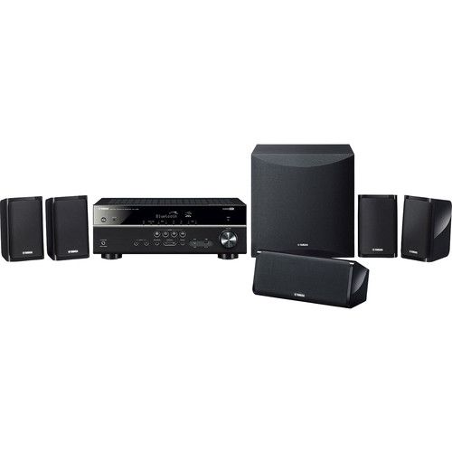 Photo 1 of Yamaha - 5.1-Channel 4K Home Theater Speaker System with Powered Subwoofer and Bluetooth Streaming - Black +++ SPEAKERS SEALED +++
