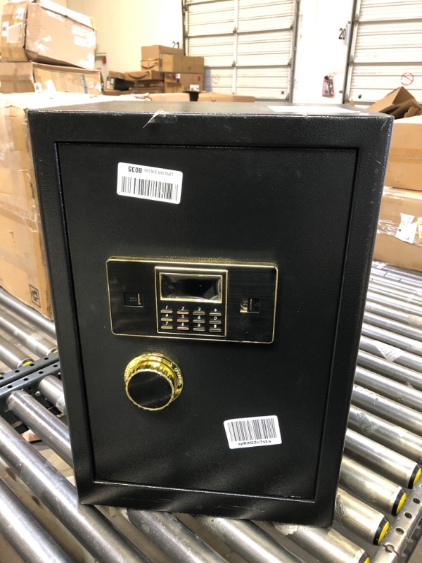 Photo 2 of 3.7 Cub Large Home Safe Fireproof Waterproof, Heavy Duty Fireproof Safe with?Fireproof Lock Box?Digital Keypad and Spare Keys, Anti-Theft Home Security Safe Box for Money Firearm Document Valuables *** SAFE DOES NOT OPEN ***