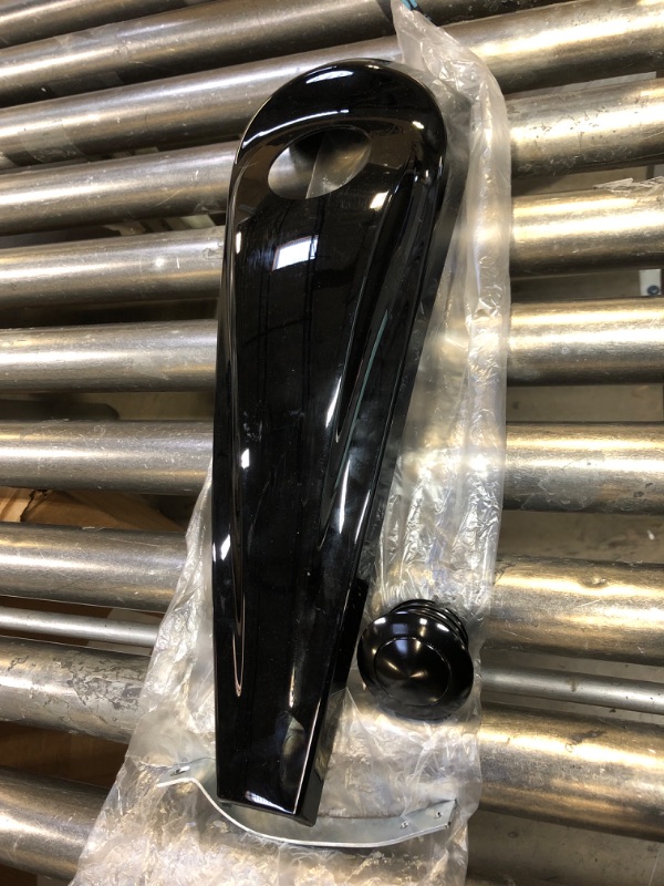 Photo 1 of Motorcycle Smooth Dash Fuel Console with Pop Up Gas Tank Cap Covers Fit for Harley Touring Electra Glide FLHT Road Glide FLTRX Street Glide FLHX 2008-2022 Black