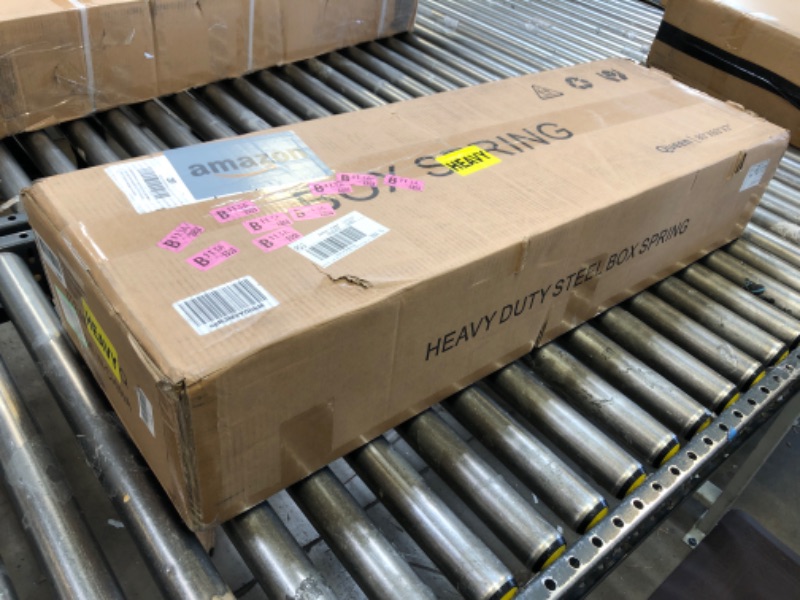 Photo 1 of NOAH MEGATRON 7 Inch Box Spring Queen, Low Profile Metal Boxsprings / Mattress Foundation / Bunkie Board - 3000LBS Strong Steel Structure / Easy Assembly (Queen)