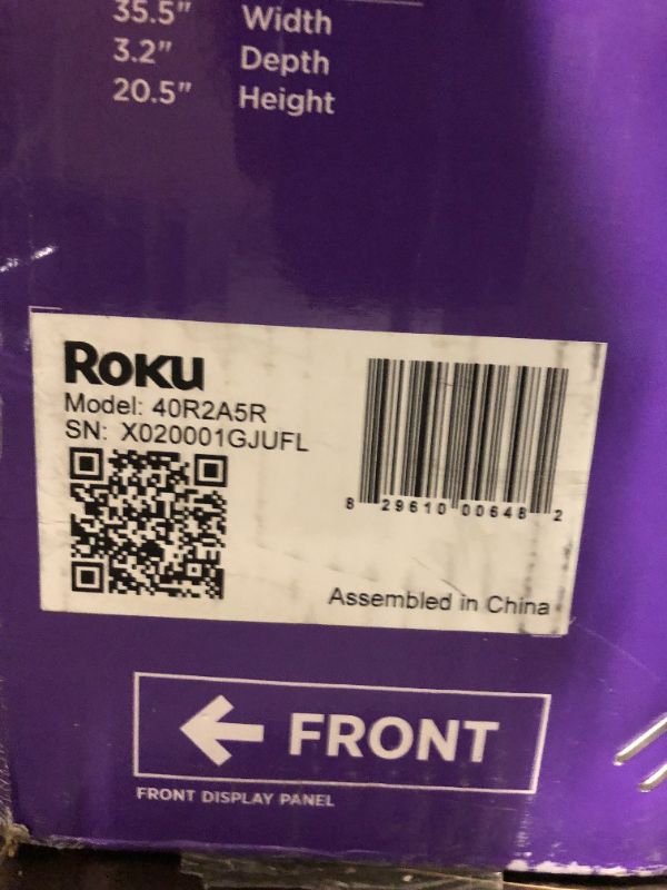 Photo 4 of Roku 40" Select Series 1080p Full HD Smart RokuTV with Voice Remote, Bright Picture, Customizable Home Screen, and Free TV Select Series HD 40"