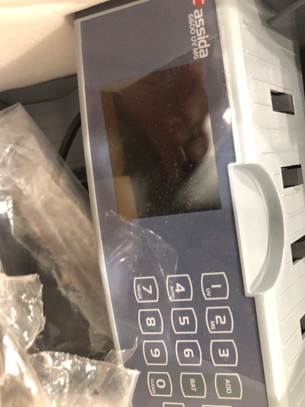 Photo 3 of Cassida 5520 UV/MG - USA Money Counter with ValuCount, UV/MG/IR Counterfeit Detection, Add and Batch Modes - Large LCD Display & Fast Counting Speed 1,300 Notes/Minute UV/MG Counterfeit Detection Detection