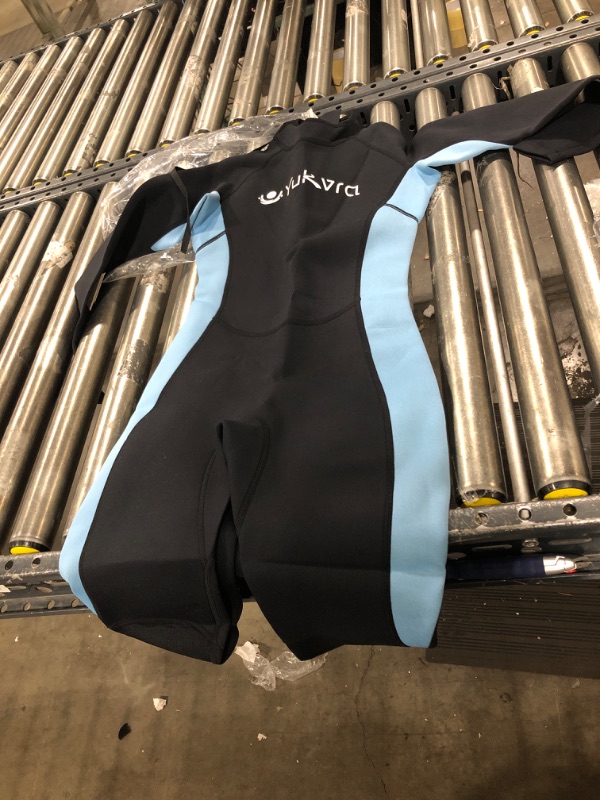 Photo 2 of Yukvra Women Wetsuit Full Body Neoprene Long Sleeve Surfing Suits for Swimming Diving Snorkeling Canoeing