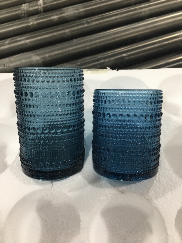 Photo 2 of 12 Glass Cups - 2 Sizes - 4"-5" 