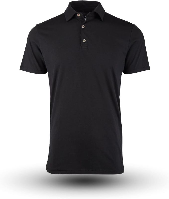 Photo 1 of Fresh Clean Threads Mens Polo Shirts - Pre Shrunk Soft Fitted Premium Classic Shirt - Men's Polos Cotton Poly T-Shirt Blend