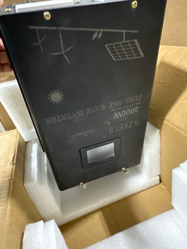 Photo 1 of WZRELB 3000W Split Phase Pure Sine Wave Inverter,48V DC Input to 120V 240V AC, 4 AC Outlets,AC Hardwire Terminal,High Efficiency up to 91.6% Split Phase 3000W 48V