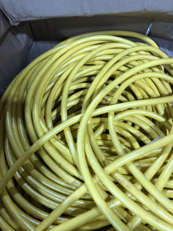 Photo 3 of 450 ft 12/3 Outdoor Extension Cord Waterproof Heavy Duty with Lighted End 12 Gauge 3 Prong, Flexible Cold-Resistant Long Power Cord Outside, 15Amp 1875W SJTW Yellow ETL Listed POWGRN 450FT Yellow