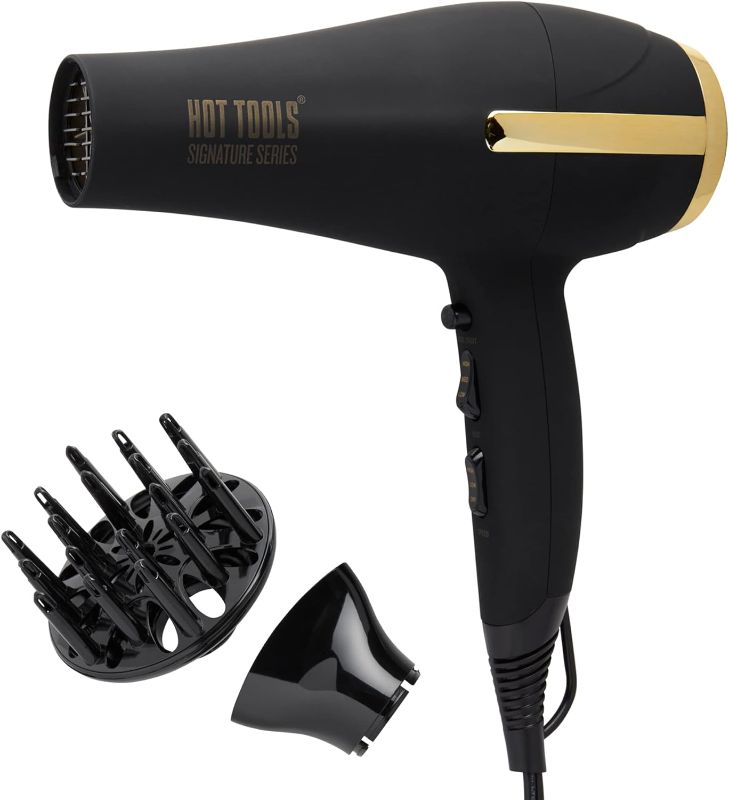 Photo 1 of Hot Tools Pro Signature Ionic Ceramic Hair Dryer | Lightweight with Professional Blowout Results
