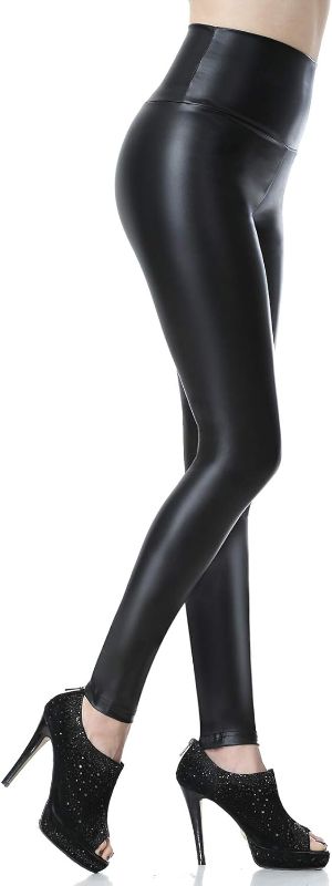 Photo 1 of Everbellus Sexy Womens Faux Leather High Waisted Leggings 