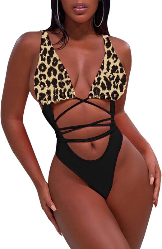 Photo 1 of Sovoyontee Women's Sexy One Piece Swimsuits Bikini Bathing Suit