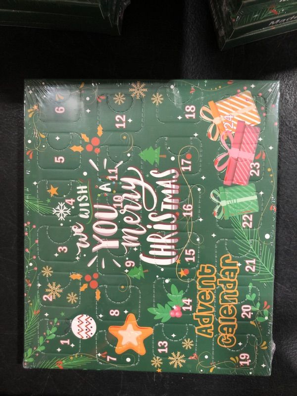 Photo 1 of Advent Calendar 2023 Girls, 24pcs DIY Charm Bracelet Making Kit Including Jewelry Beads, Snake Chains, Necklace String, Mermaid Unicorn Crafts Christmas Advent Calendar for Girls Age 5-7, 6-12, Women 2-Unicorn&Christmas: Bracelets+Necklace