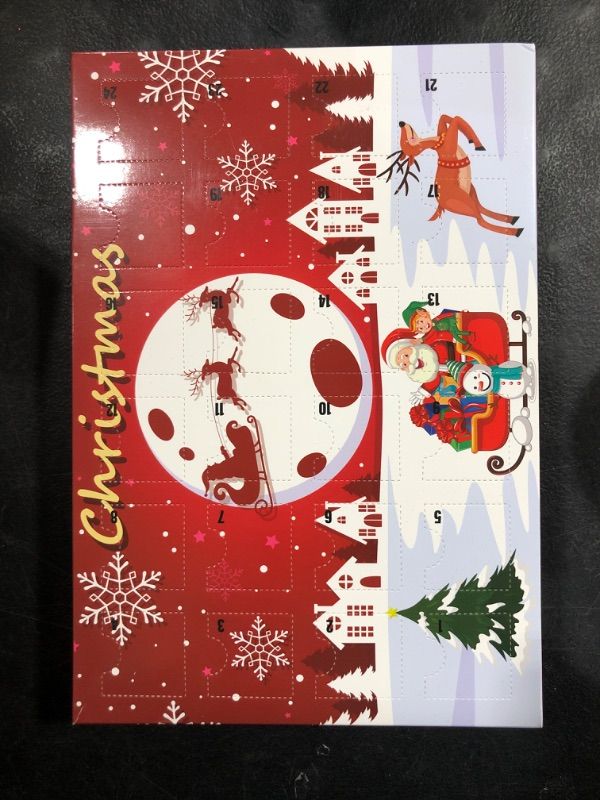 Photo 2 of Christmas Toy Advent Calendar 2023, 24 Days Christmas Countdown Mystery Blind Box, 24Pcs Christmas Countdown Calendar with Surprise Toys MH-sdlr