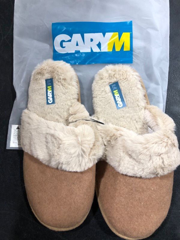 Photo 1 of GaryM Men's Comfortable Soft Micro Suede Indoor Slipper with Non-Slip Noiseless Rubber 8-9