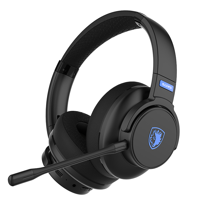 Photo 1 of SADES RUNNER MULTI-PLATFORM WIRELESS GAMING HEADSET - BLACK