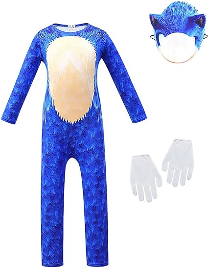 Photo 1 of Alyfyto Halloween blue and black onesie cosplay costume 140