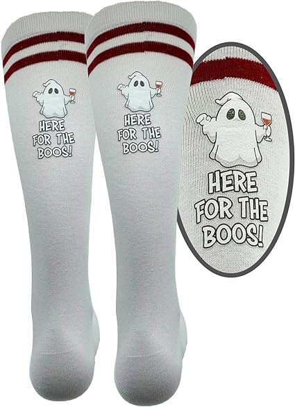 Photo 1 of Holiday Hero Halloween Knee-High Socks, Several Varieties, Hilarious and Fun