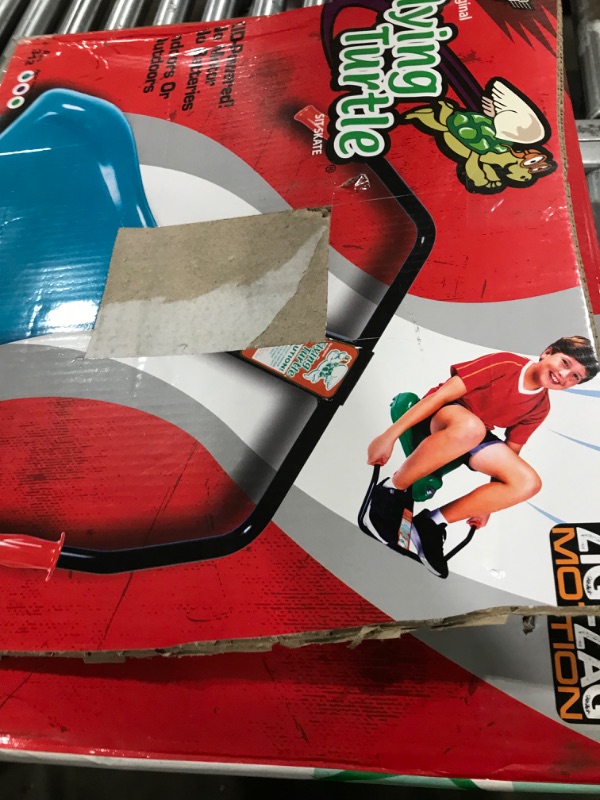 Photo 1 of Roller Racer The Original Flying Turtle Sit Skate, Kid Powered, No Motor, Pedals, Batteries, Power by Zig zag Motion, Promotes Active Play in or Outdoors, Non-marring Skate Wheels Teal