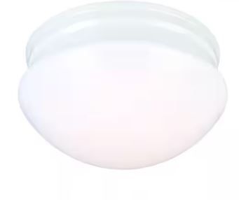 Photo 1 of 9 in. White LED Flush Mount
