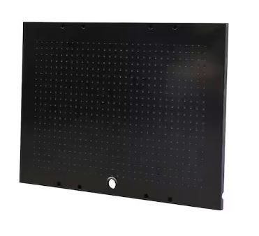 Photo 1 of 2-Pack Steel Pegboard Set in Black (36 in. W x 26 in. H) for Ready-to-Assemble Steel Garage Storage System
