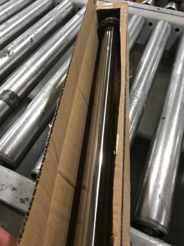 Photo 2 of 24" Closet Rod, (1-1/4") Dia32mm.304 stainless steel heavy duty Closet Rod, with 2 flange sockets closet rods(24inch,1 Rod)