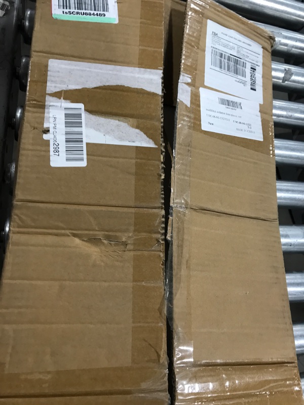 Photo 1 of mopam 4PCS Foldable Paper Columns Display Pedestal Stand Cylinder Pedestal Stand Cardboard Flower Stand Dessert Table for Wedding Birthday Party Decoration