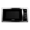 Photo 1 of Classic 1.1 cu. Ft. 1000-Watt Countertop Microwave Oven in Stainless Steel/Black
