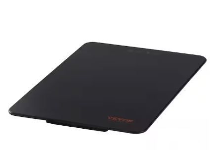Photo 1 of Electric Warming Tray 16.5 in. x 11 in. Portable Tempered Glass Heating Tray with Temperature Control, Black
