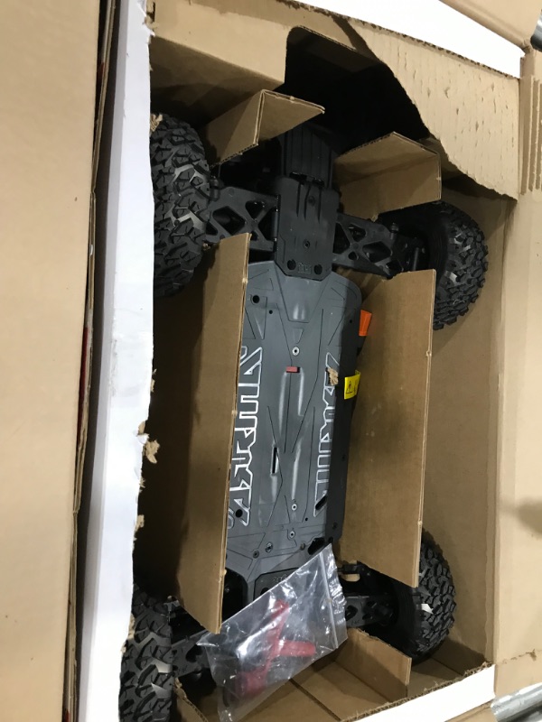 Photo 2 of ARRMA 1/10 Big Rock 4X4 V3 3S BLX Brushless Monster RC Truck RTR (Transmitter and Receiver Included, Batteries and Charger Required), Black, ARA4312V3