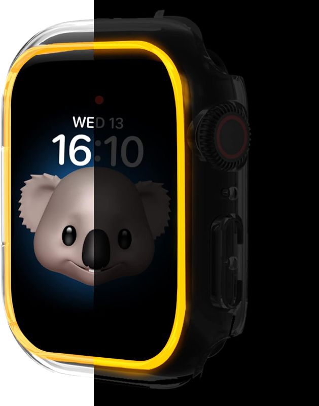 Photo 1 of BlackPro Kids Luminous Case Compatible with Kids Apple Watch 42mm Series 3 2 1, [No Screen Protector] Luminous Bumper Protector, Suitable for iWatch Accessories,Yellow 