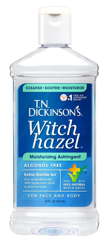 Photo 1 of 2 PACK T.N. Dickinson's Witch Hazel Alcohol-Free Moisturizing Astringent, 100% Natural, 16 oz
