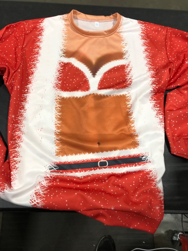 Photo 2 of [Size 3XL] Lesmart Unisex Ugly Christmas Crewneck Sweatshirt
