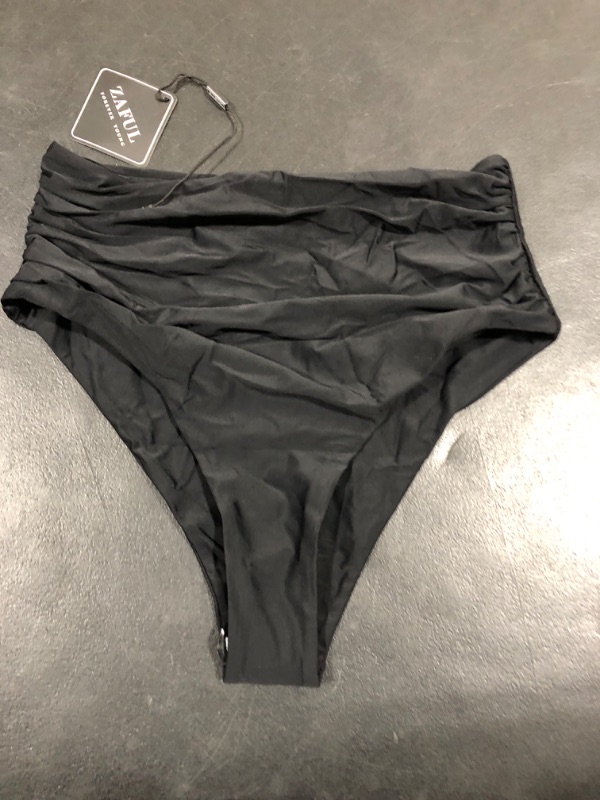 Photo 2 of [Size 6] Zaful High Waisted Swimsuit Bottoms- Black