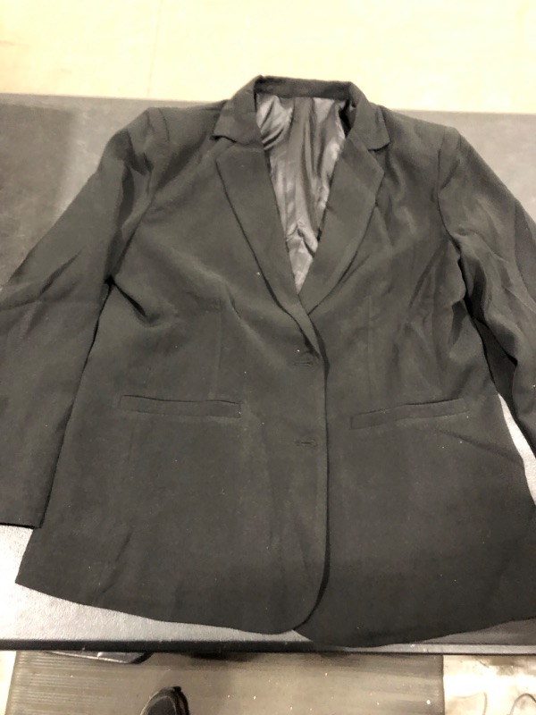 Photo 1 of [Size XL] Women's Open Blazer- Black
