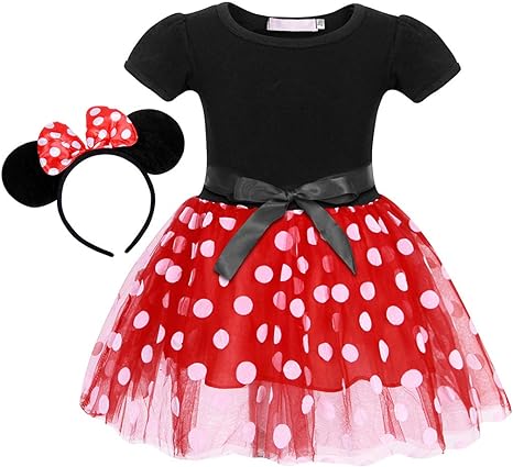 Photo 1 of [Size 6-7yrs] Minnie Mouse Dress and Headband