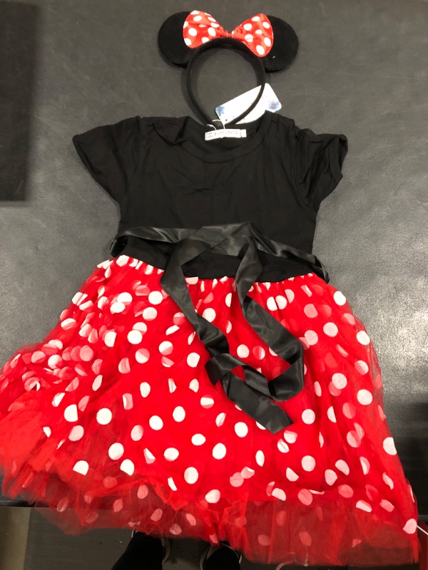 Photo 2 of [Size 6-7yrs] Minnie Mouse Dress and Headband