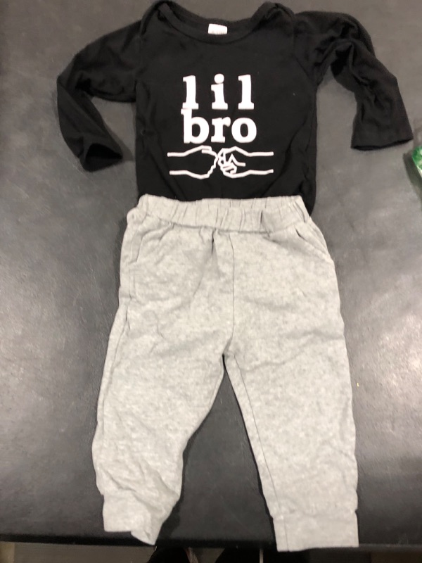 Photo 1 of [Size 6-12mo] Lil Bro Onesie and Pants Set