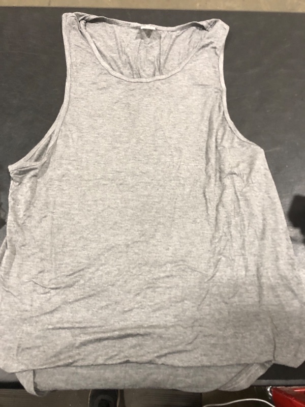 Photo 1 of [Size XL] Soft Tank Top- Grey