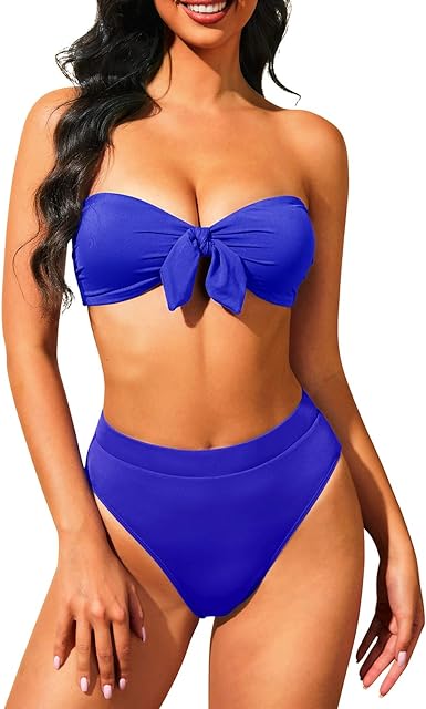 Photo 1 of [Size L] Ladies 2pc Swimsuit- Royal Blue