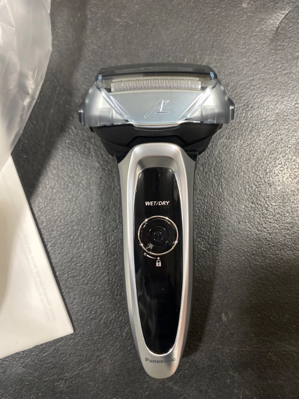 Photo 6 of Panasonic ARC5 Electric Razor for Men with Pop-Up Trimmer, Wet/Dry 5-Blade Electric Shaver with Intelligent Shave Sensor and Multi-Flex Pivoting Head ES-LV65-S (Silver) LV65 Electric Shaver