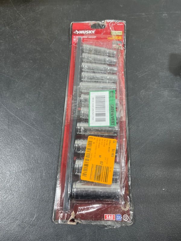 Photo 2 of 1/2 in. Drive SAE Deep Socket Set (11-Piece)