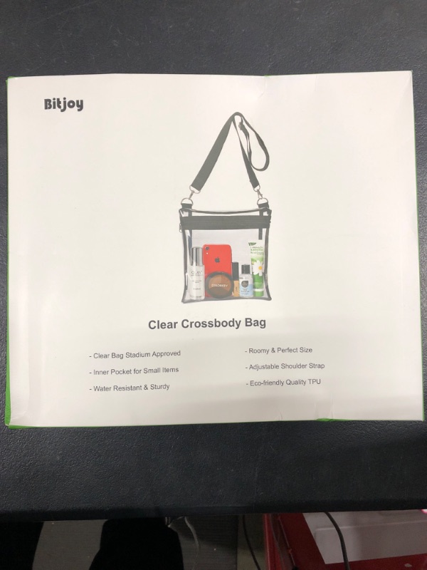 Photo 1 of Bitjoy Clear Crossbody Bag