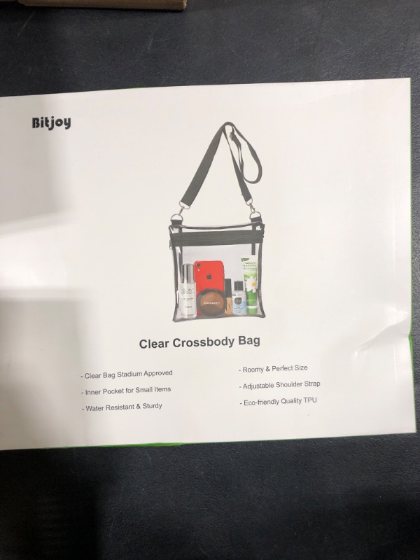 Photo 1 of Bitjoy Clear Crossbody Bag