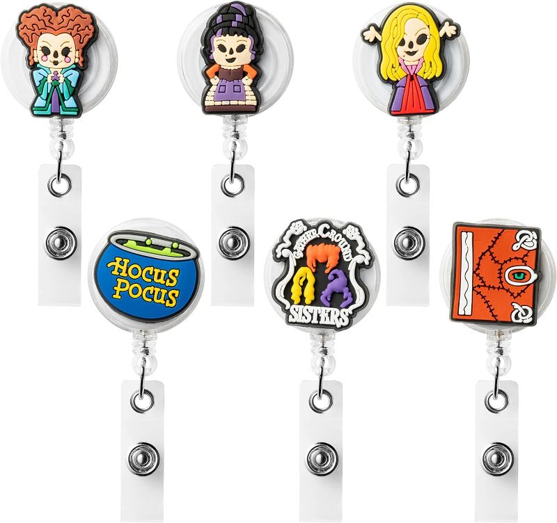 Photo 1 of Hocus Pocus Badge Clip Lanyard Pulls- 6pcs