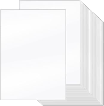 Photo 2 of 100 Sheets White Cardstock Paper White Blank Cardstock 8.5 x 14 Inches Thick Paper Invitation Paper Printing Paper for Office Home Classroom Printing Craft Projects Brochures Menus Posters (100 lb)
