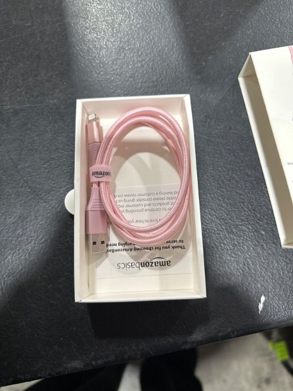 Photo 1 of 1 Pack Amazon Basics USB-a to Lightning Charger 3ft Cable iPhone
