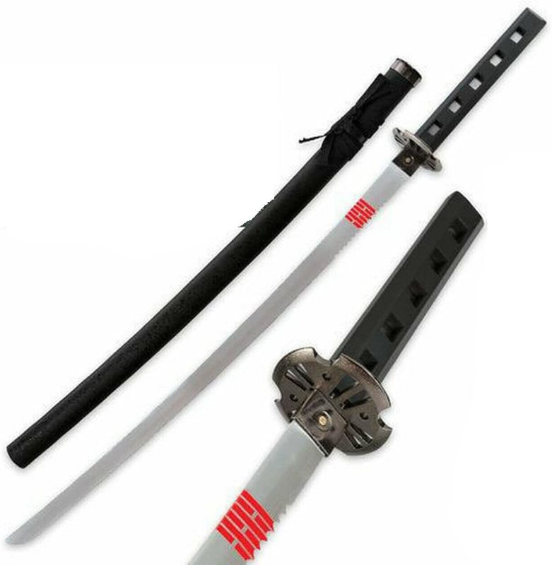 Photo 1 of 41" Full Tang Fantasy Metal 1045 Carbon Steel Blade Sword Snake Eyes Samurai Sword Katana Replica Steel
