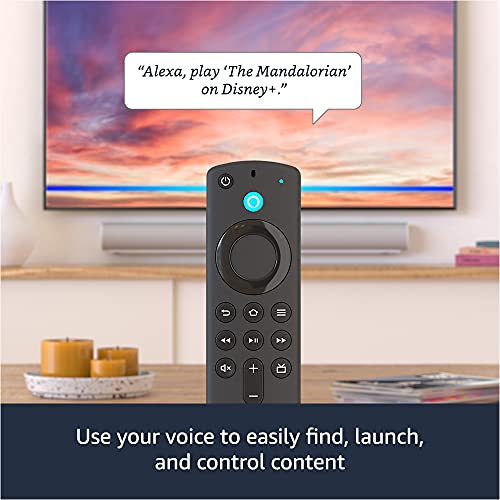 Photo 1 of Certified Refurbished Fire TV Stick 4K Streaming Device with Latest Alexa Voice Remote (includes TV Controls), Dolby Vision